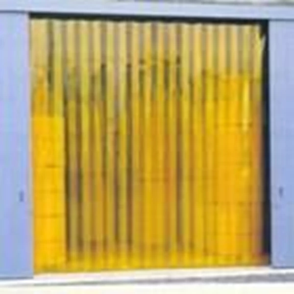 Tirai PVC Curtain Yellow /orange