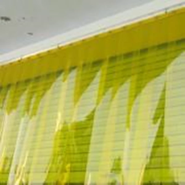 Tirai PVC Strip Curtain Yellow 