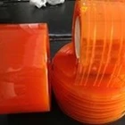 Tirai PVC Curtain Ribbed Orange  3